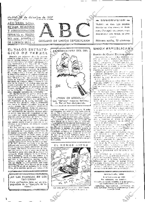 ABC MADRID 29-12-1937 página 2