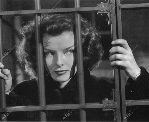 Katharine Hepburn en un primer plano del film de Hawks Archivo ABC