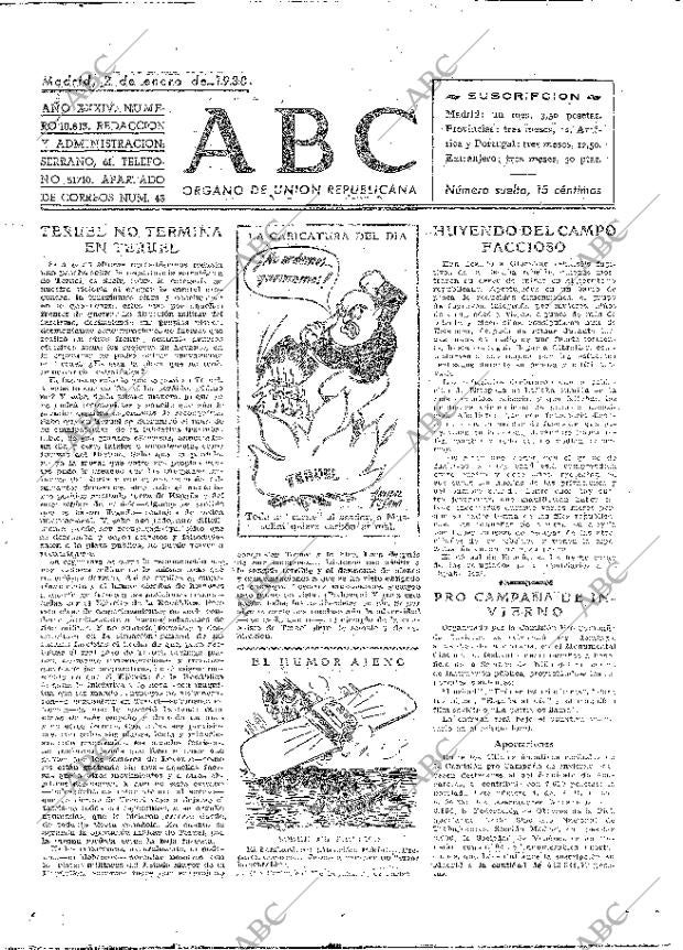 ABC MADRID 02-01-1938 página 2