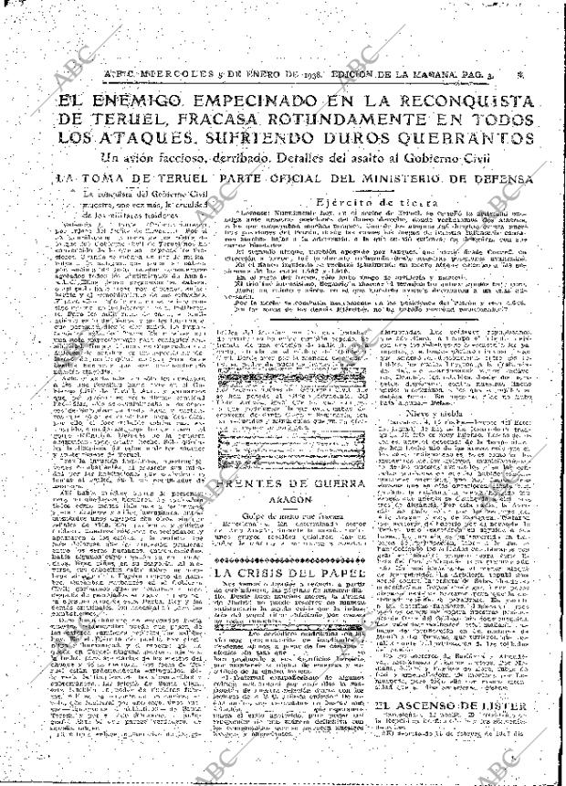 ABC MADRID 05-01-1938 página 3