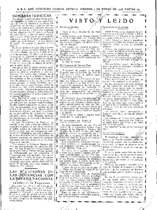 ABC SEVILLA 07-01-1938 página 17
