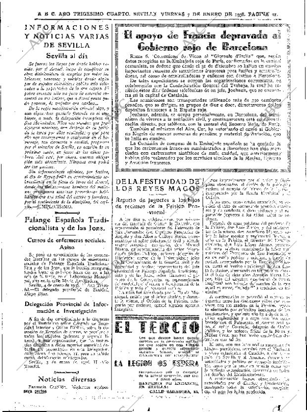 ABC SEVILLA 07-01-1938 página 21