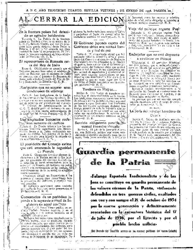 ABC SEVILLA 07-01-1938 página 22