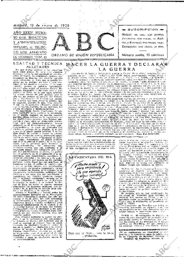ABC MADRID 12-01-1938 página 2