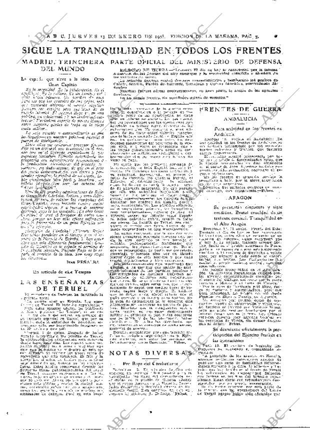 ABC MADRID 13-01-1938 página 3