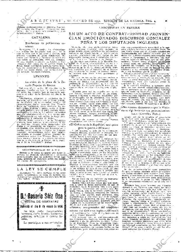 ABC MADRID 13-01-1938 página 4