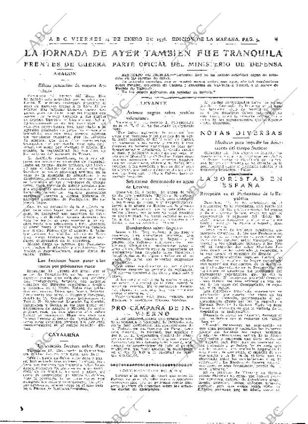 ABC MADRID 14-01-1938 página 3