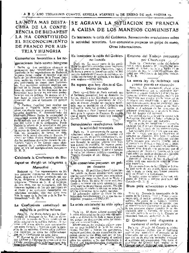 ABC SEVILLA 14-01-1938 página 13