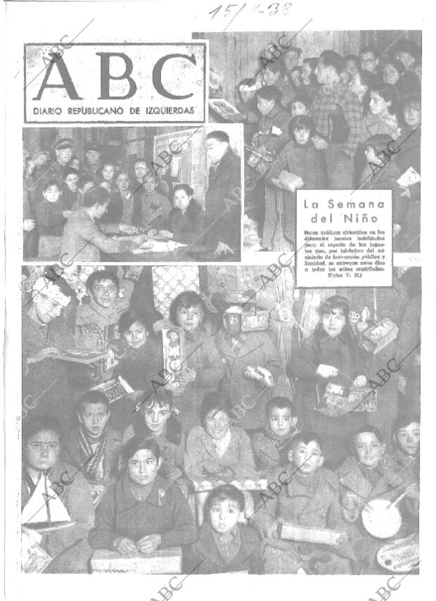 ABC MADRID 15-01-1938 página 1