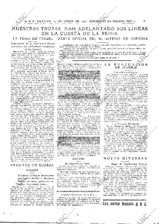 ABC MADRID 15-01-1938 página 3