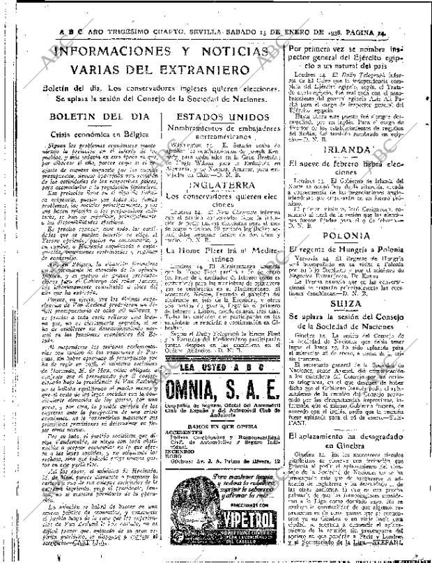 ABC SEVILLA 15-01-1938 página 14