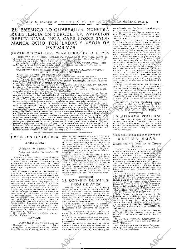 ABC MADRID 22-01-1938 página 3