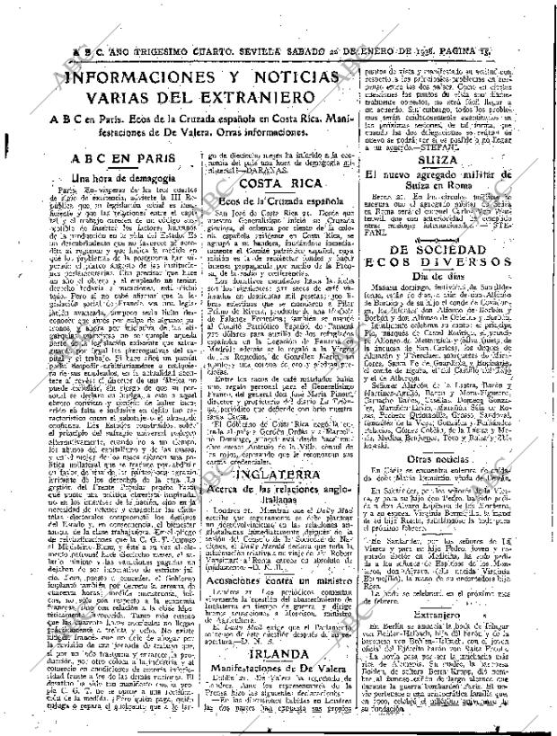 ABC SEVILLA 22-01-1938 página 13