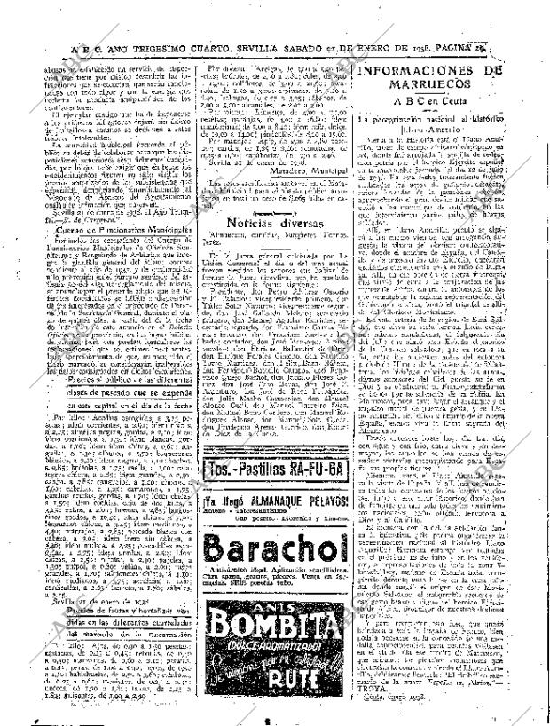 ABC SEVILLA 22-01-1938 página 17