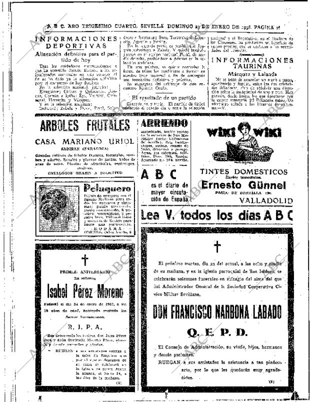 ABC SEVILLA 23-01-1938 página 24