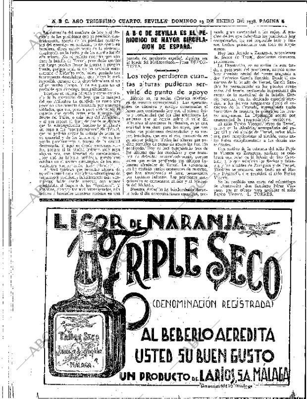 ABC SEVILLA 23-01-1938 página 6