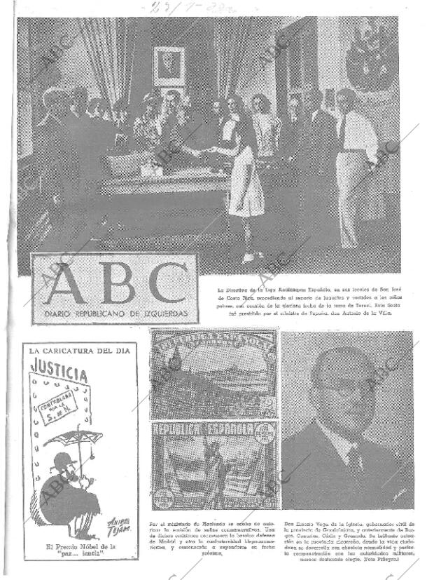 ABC MADRID 25-01-1938 página 1