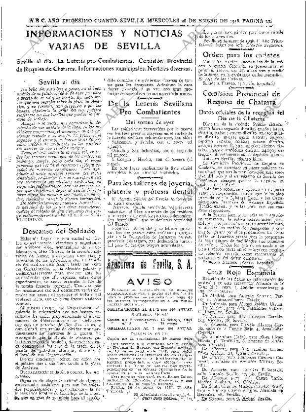 ABC SEVILLA 26-01-1938 página 17