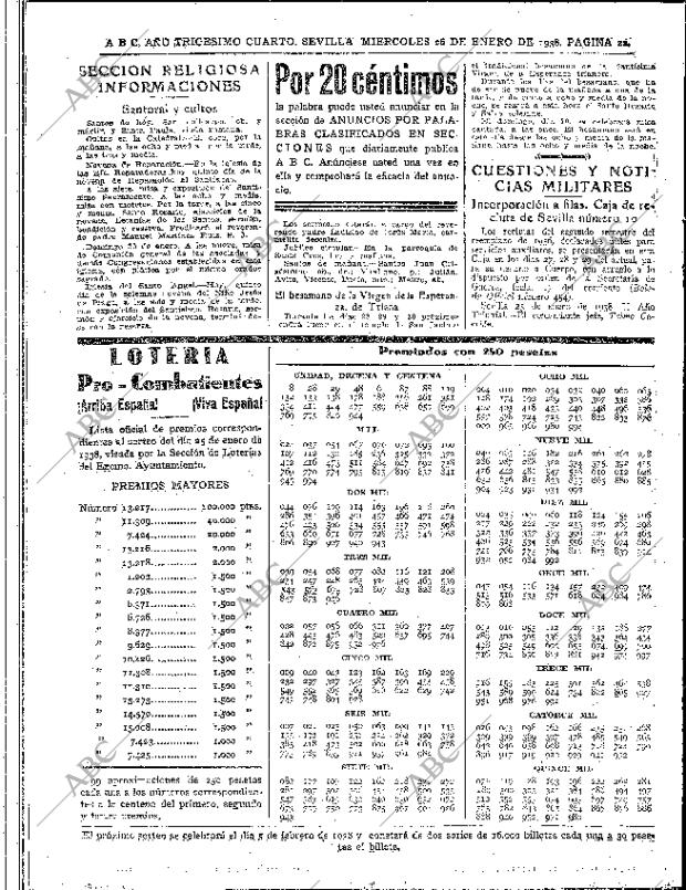 ABC SEVILLA 26-01-1938 página 22