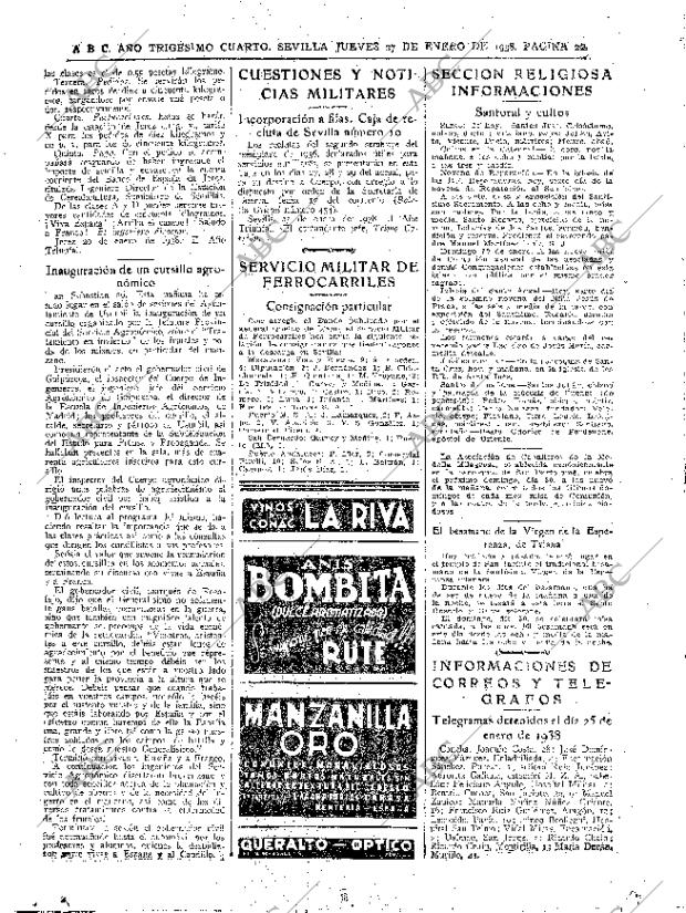 ABC SEVILLA 27-01-1938 página 20