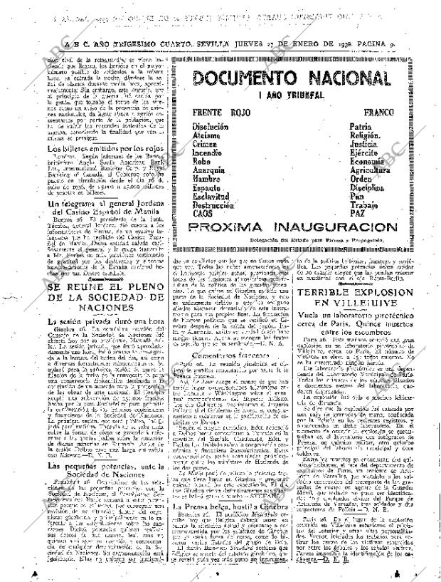 ABC SEVILLA 27-01-1938 página 9