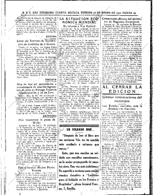 ABC SEVILLA 28-01-1938 página 22