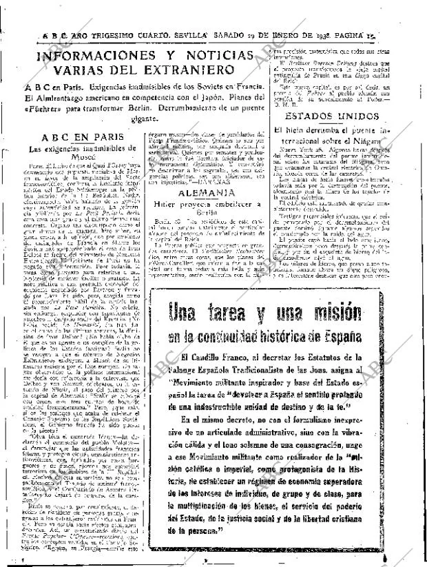 ABC SEVILLA 29-01-1938 página 15