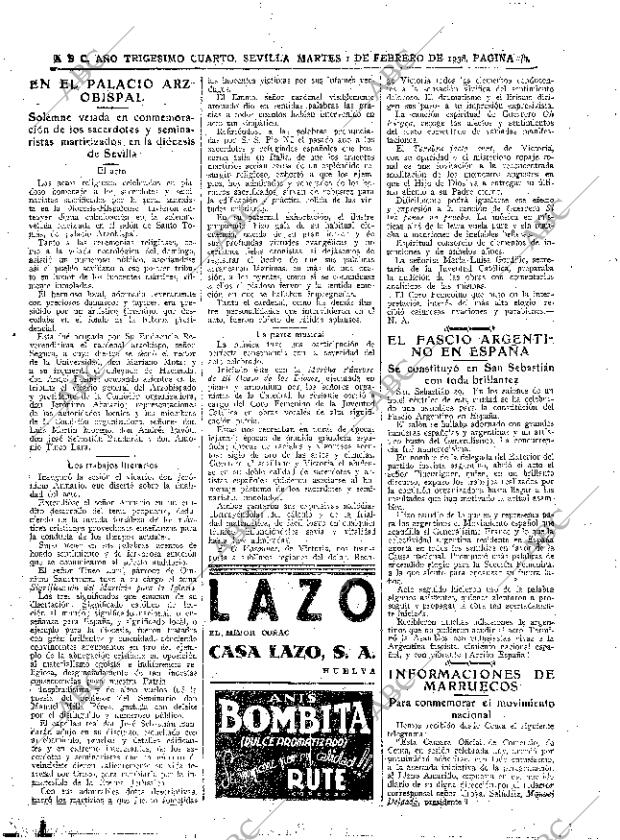 ABC SEVILLA 01-02-1938 página 22