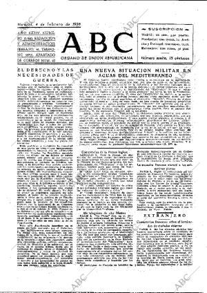 ABC MADRID 04-02-1938 página 2