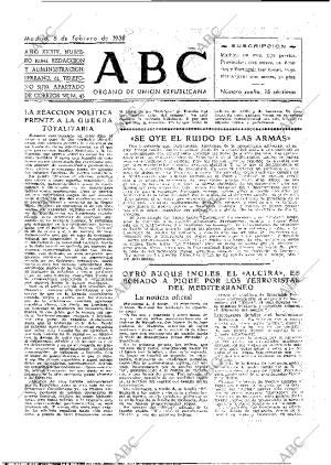 ABC MADRID 05-02-1938 página 2