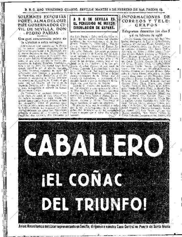 ABC SEVILLA 08-02-1938 página 14