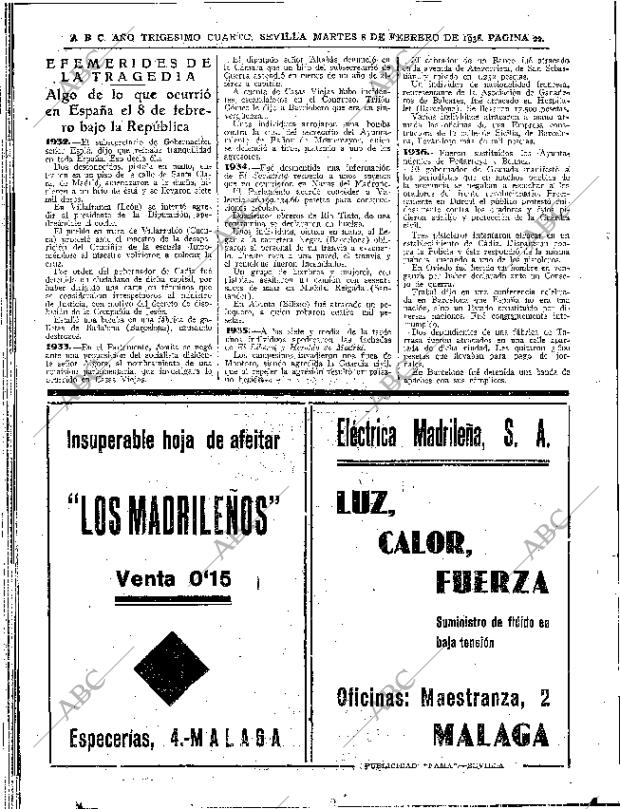 ABC SEVILLA 08-02-1938 página 22