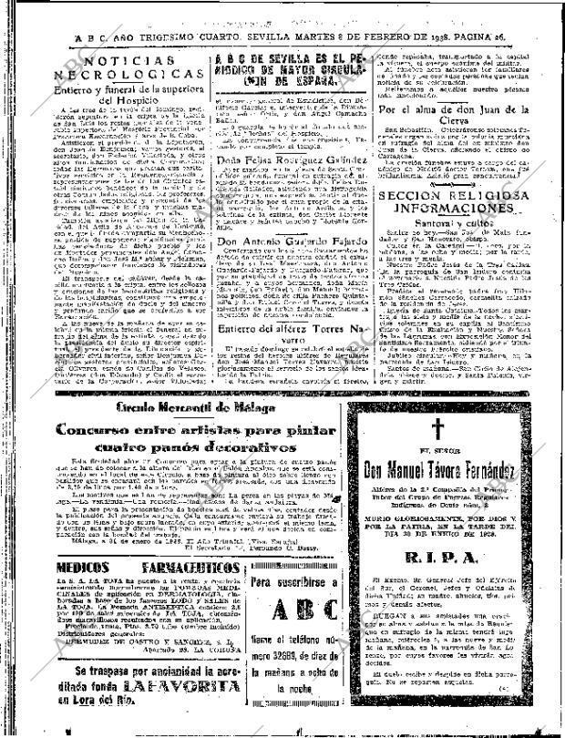 ABC SEVILLA 08-02-1938 página 26