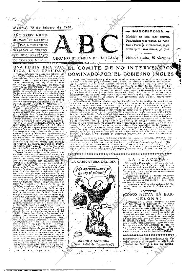 ABC MADRID 16-02-1938 página 2