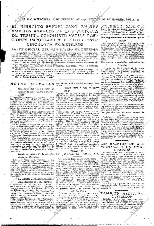 ABC MADRID 16-02-1938 página 3