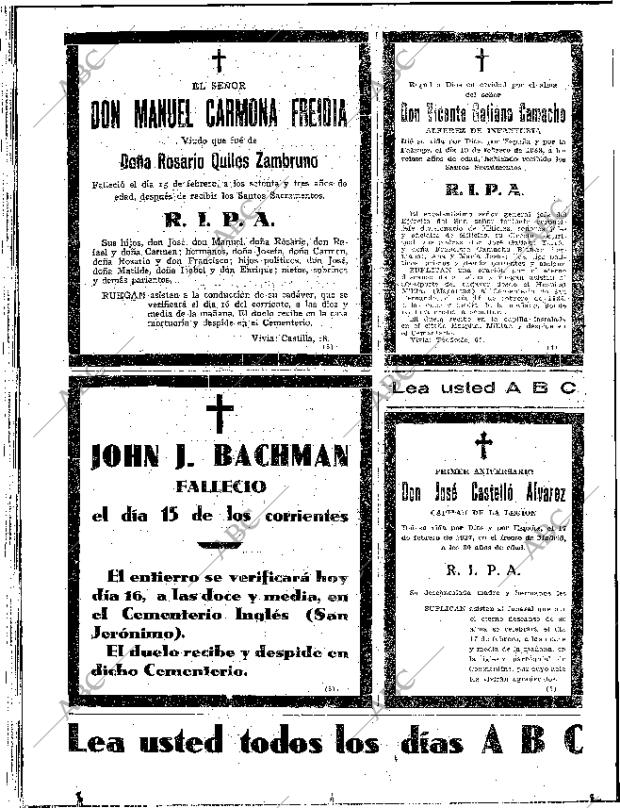 ABC SEVILLA 16-02-1938 página 22