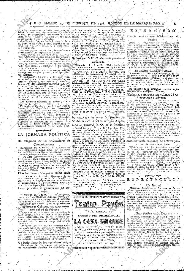 ABC MADRID 19-02-1938 página 4