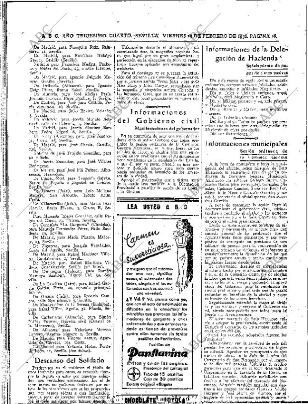 ABC SEVILLA 25-02-1938 página 14