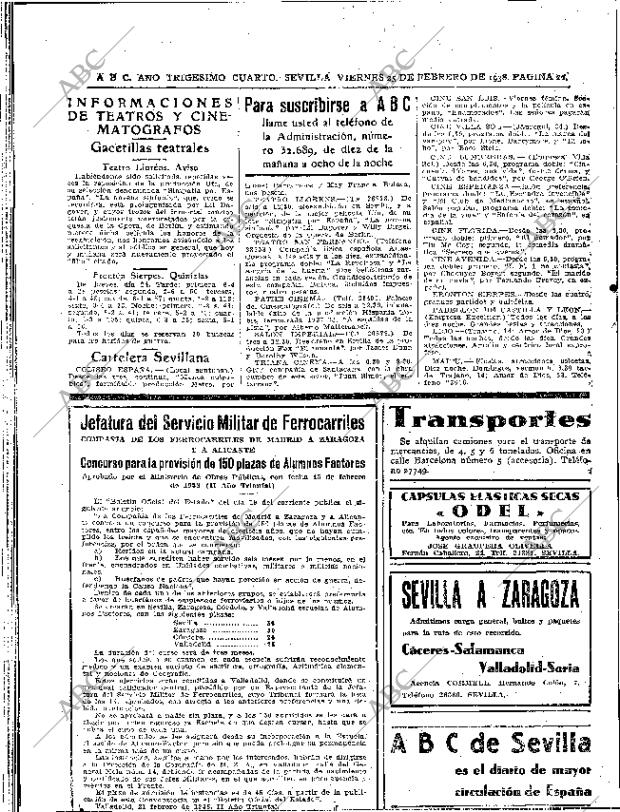 ABC SEVILLA 25-02-1938 página 18