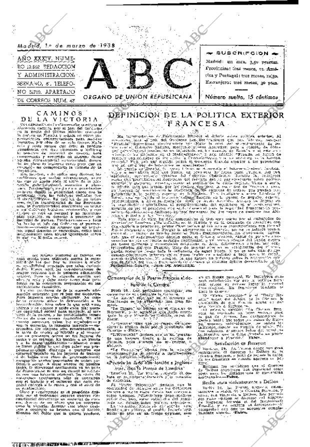 ABC MADRID 01-03-1938 página 2