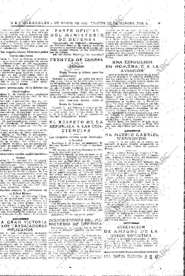 ABC MADRID 02-03-1938 página 3