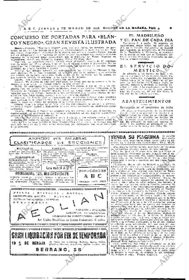 ABC MADRID 03-03-1938 página 5