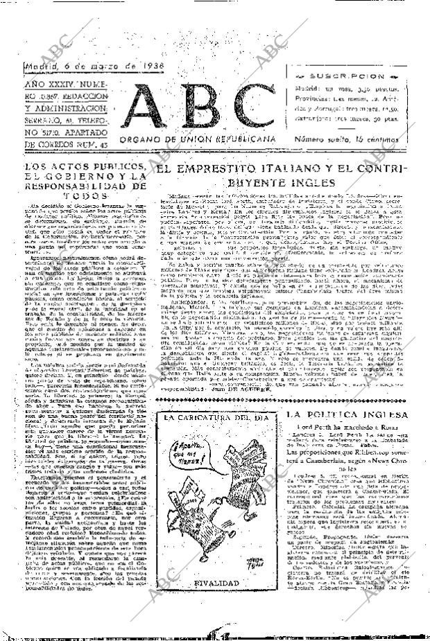 ABC MADRID 06-03-1938 página 2