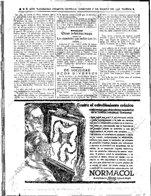 ABC SEVILLA 06-03-1938 página 8