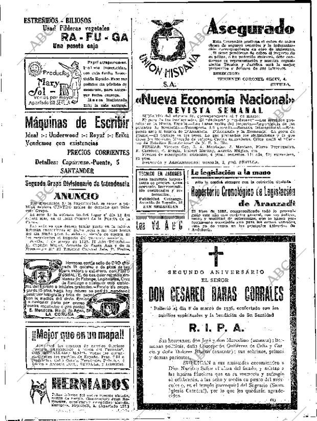 ABC SEVILLA 08-03-1938 página 20