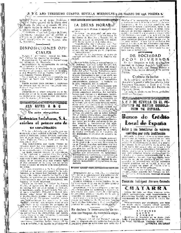 ABC SEVILLA 09-03-1938 página 8