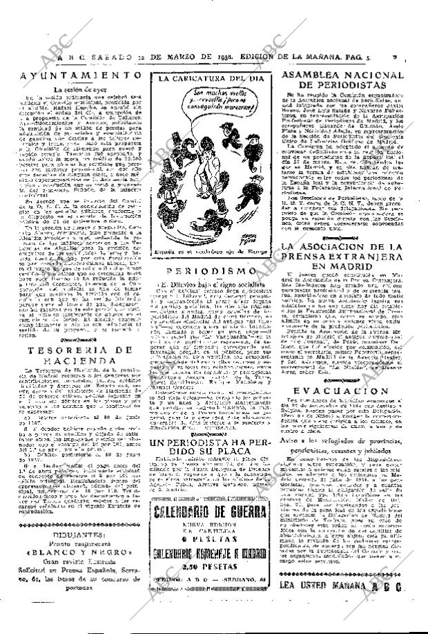 ABC MADRID 12-03-1938 página 5