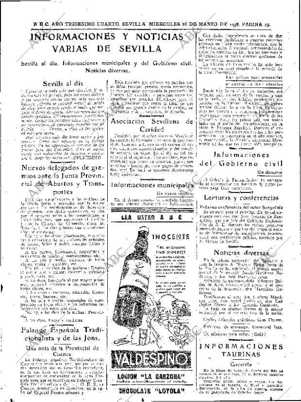 ABC SEVILLA 16-03-1938 página 13