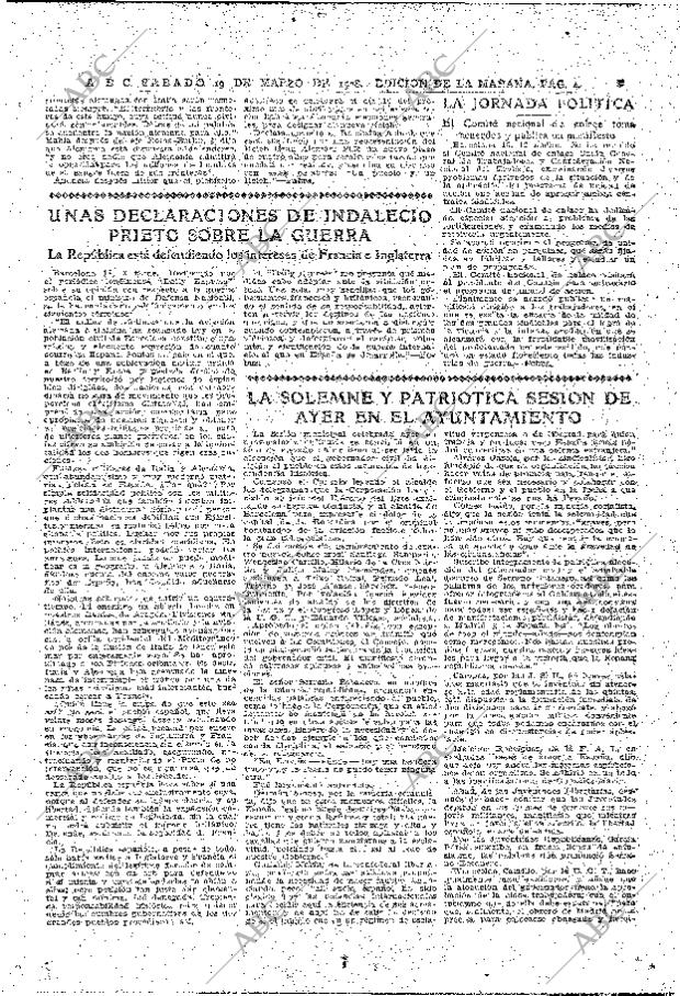 ABC MADRID 19-03-1938 página 4