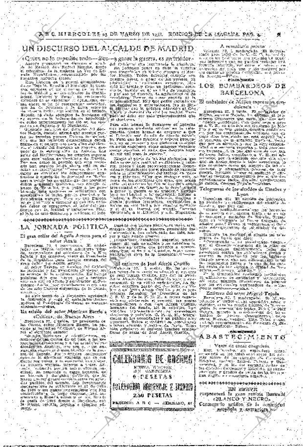 ABC MADRID 23-03-1938 página 4